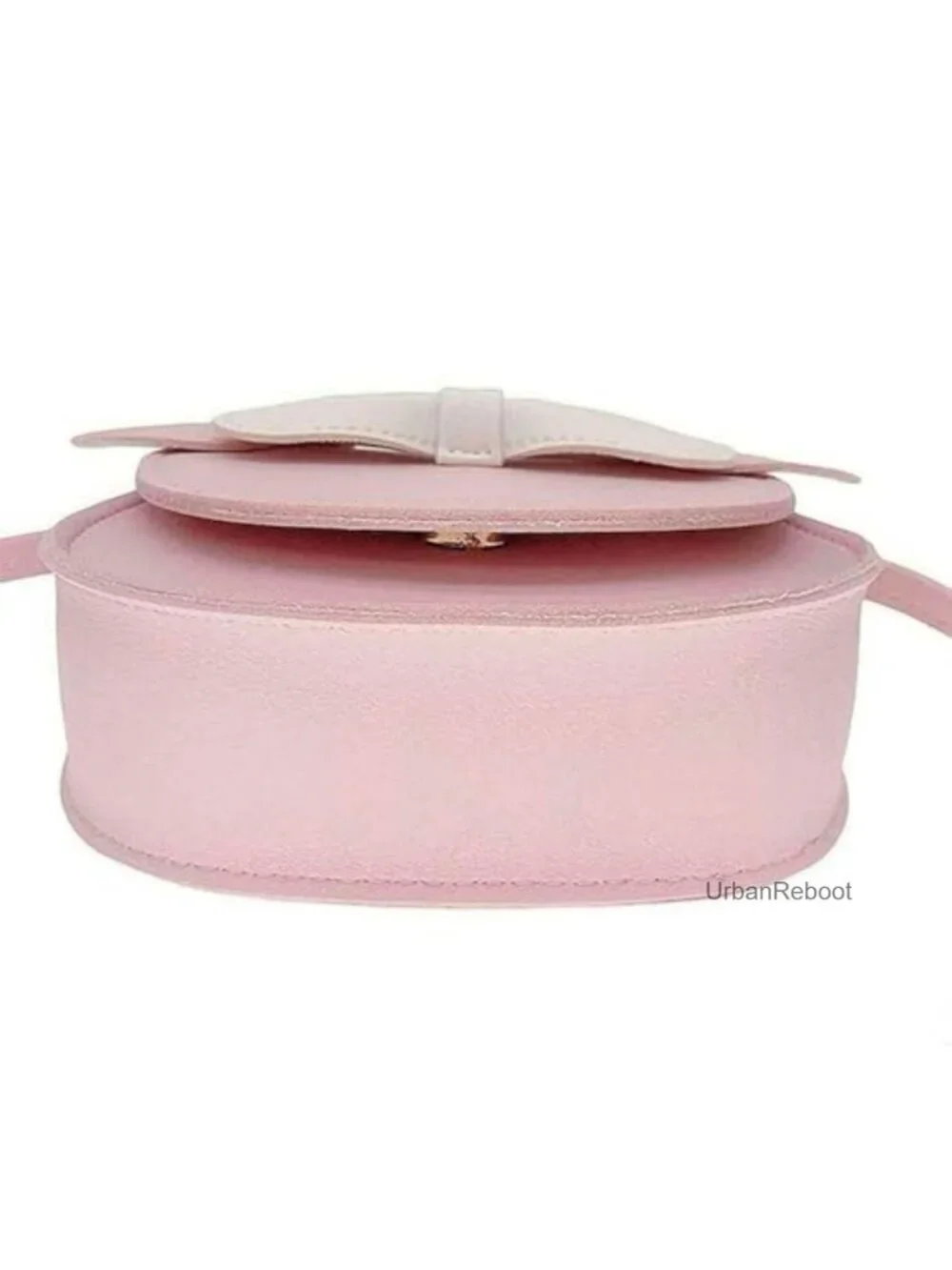 Girls Mini PU Leather Crossbody Purse Cute Bowknot Coin Bag